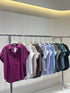 WANWAN Short Sleeves Casual Formal Shirts